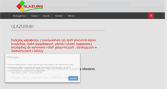 Desktop Screenshot of glazurnia.pl