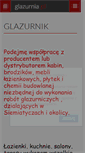 Mobile Screenshot of glazurnia.pl